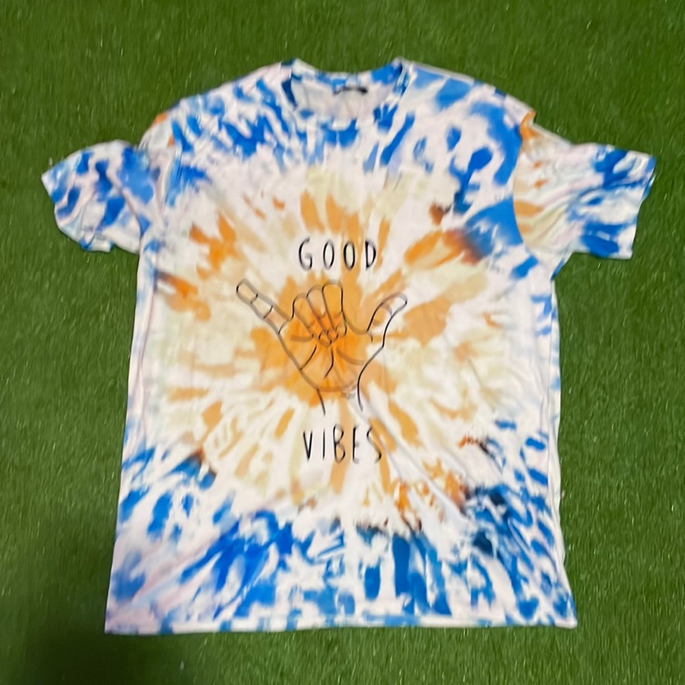 oversized tie dye tee size XL